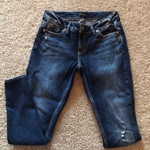 Silver denim size W27/L29